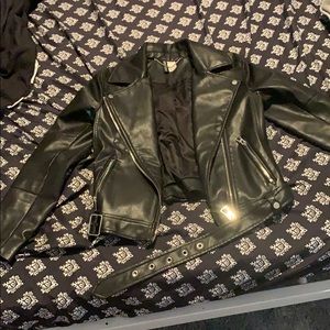 A leather jacket